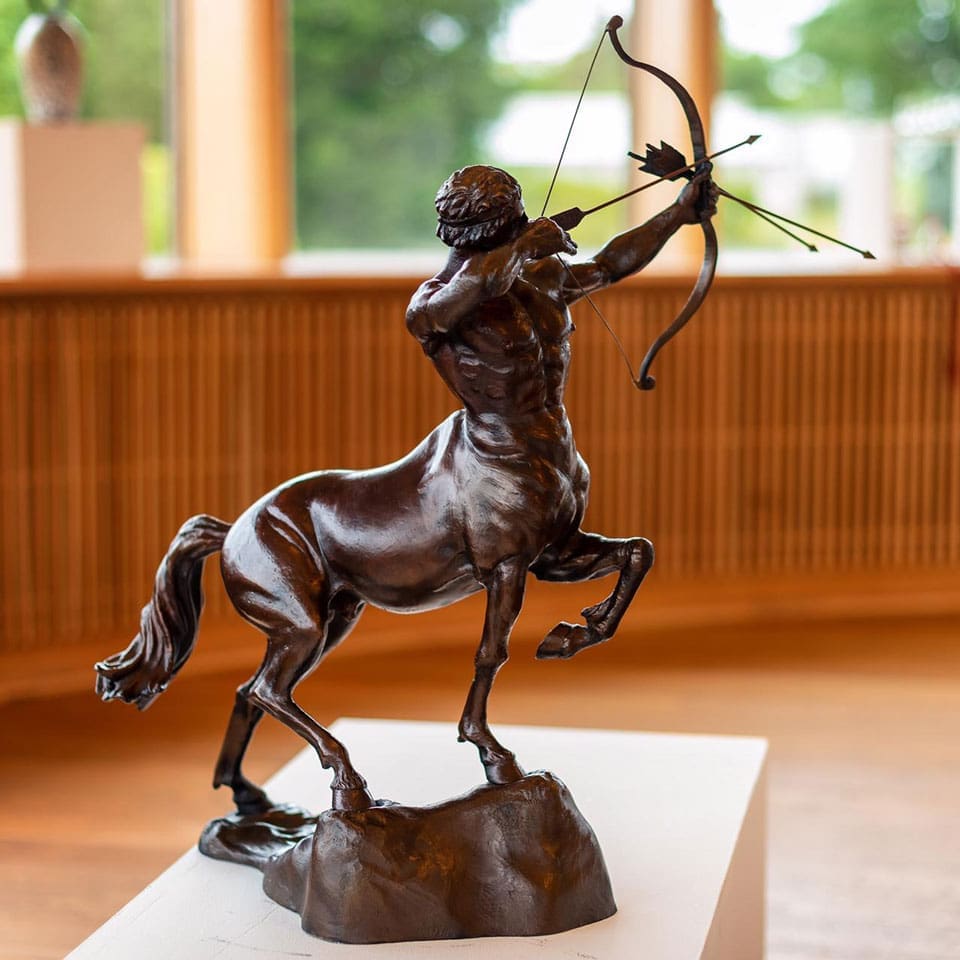 Centaur Sculpture Bronze - The Archer - by Michael C Keane Dublin Ireland Centaur Sculpture Bronze - The Archer - by Michael C Keane Dublin Ireland